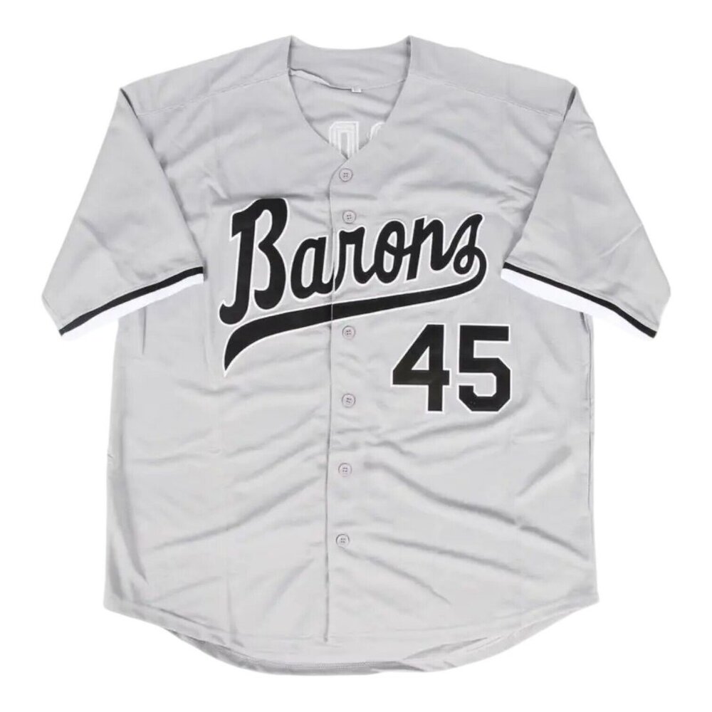 Tocament Birmingham Barons Jordan #45 Baseball Jersey Gray
